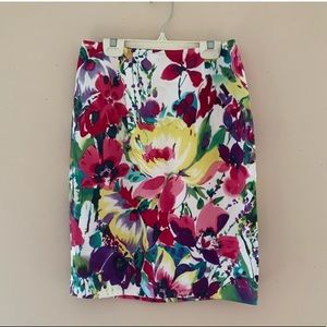 NWT Gorgeous Jones NY floral skirt